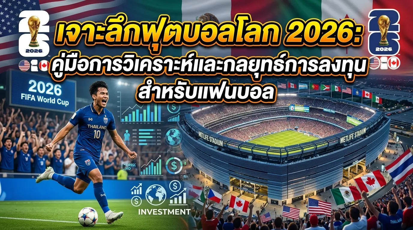 เจาะลึกฟุตบอลโลก 2026: คู่มือการวิเคราะห์และกลยุทธ์การลงทุนสำหรับแฟนบอล